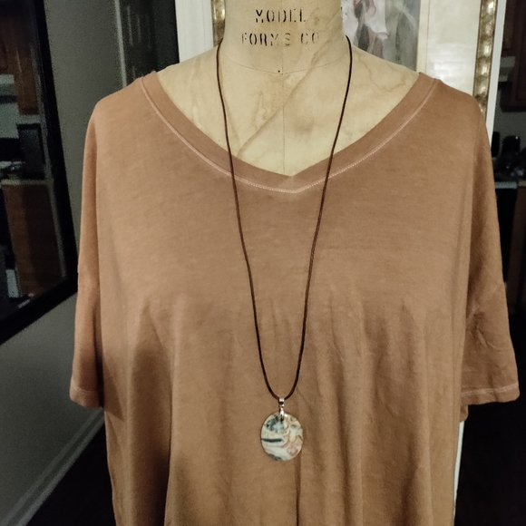 Banded Agate Necklace - Picture 2 of 3